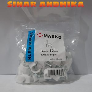 KLEM KABEL MASKO 12MM ISI 50PCS