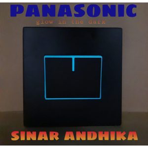 SAKLAR ENGKEL PANASONIC HITAM LEBAR STYLE E WESJ78029B-941B